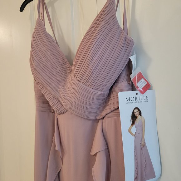 Morilee Desert Rose bridesmaid dress - size 8 - Picture 3 of 5